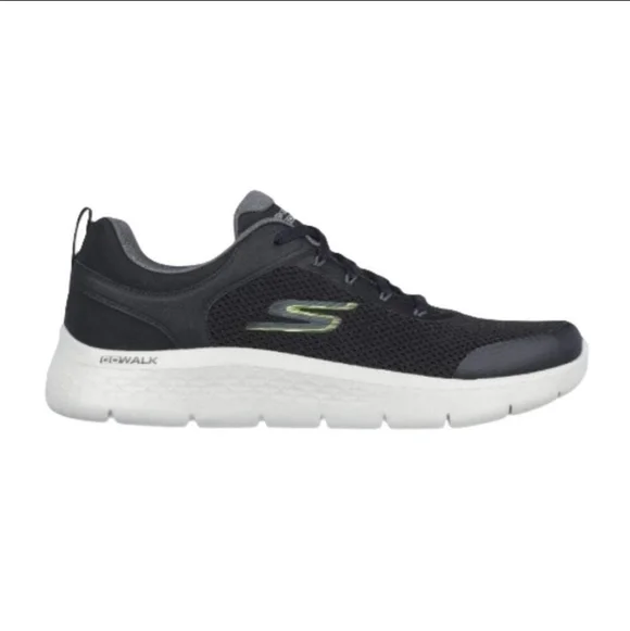 Skechers Men's Go Walk Flex-Independent Sneaker, Black/Grey - Picture 1 of 9